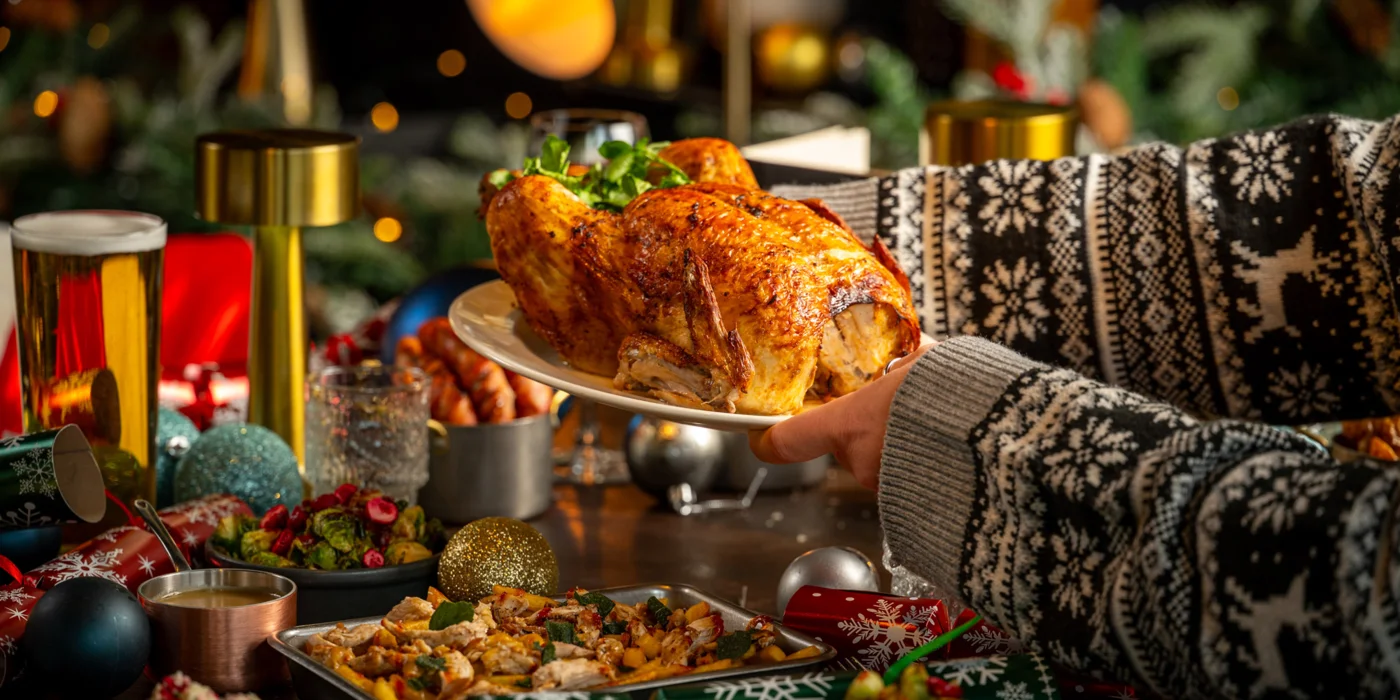 Christmas food at Dirty Bones